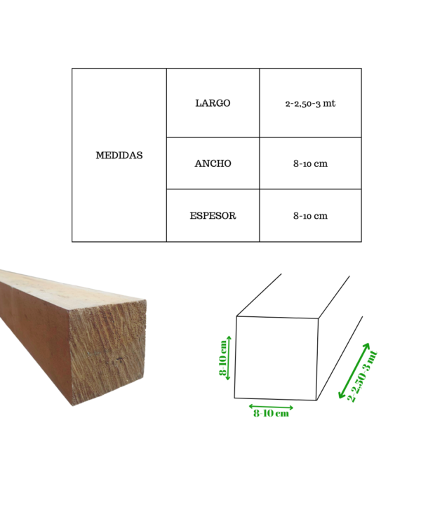 Columna 8x8 x 300